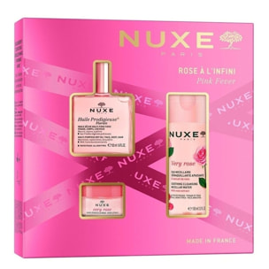 Huile Prodigieuse - Coffret Very Rose Eau Micellaire Apaisante 3-en-1 100 ml + 2 Produits