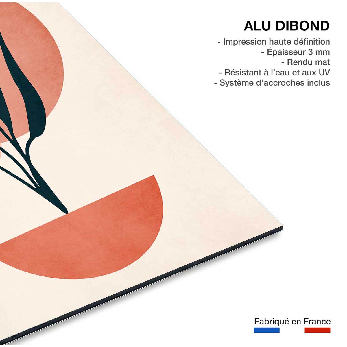 Tableau fleurs Copenhagen deco Tableau alu Dibond