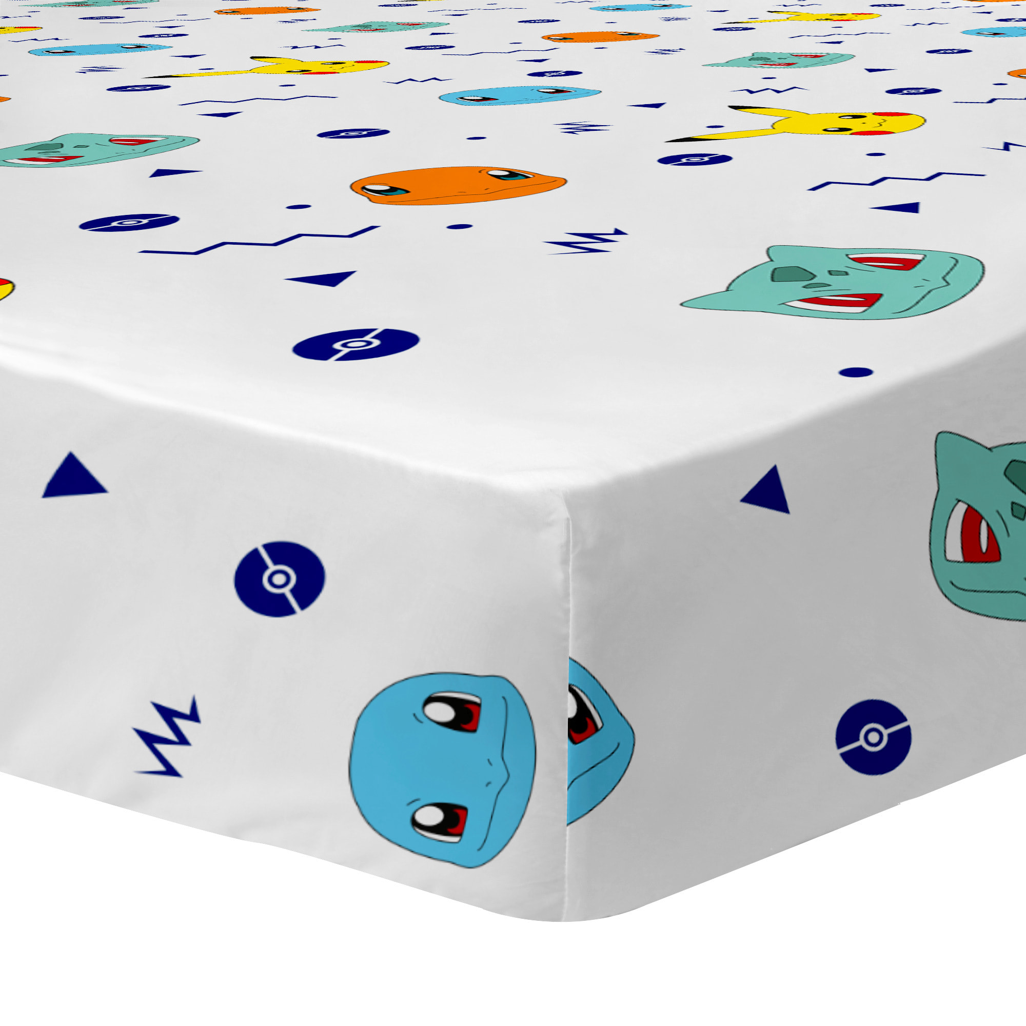 Drap-housse imprimé 100% coton, POKEMON ZIGGY