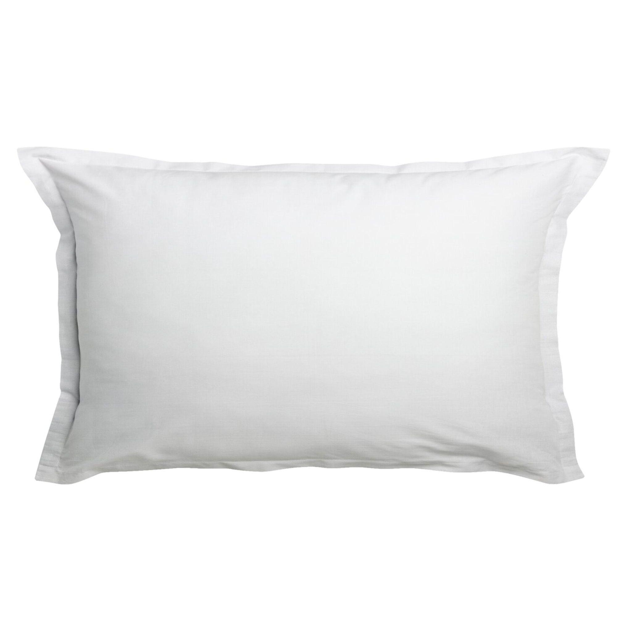 Lot de 2 taies 100% coton 57fils latte