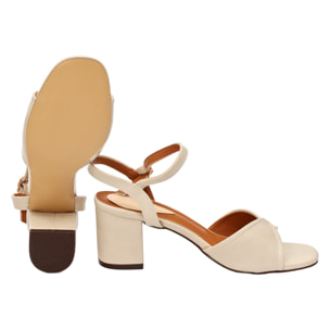 Sandali cinturino regolabile - tacco 7,5 cm