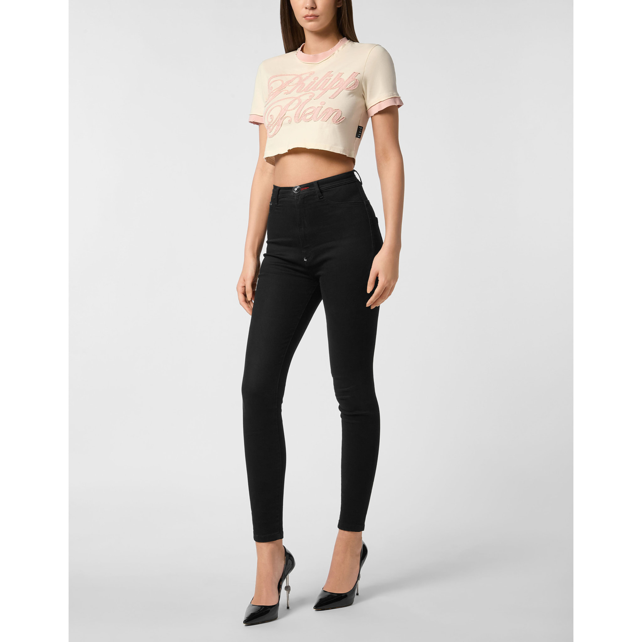 PHILIPP PLEIN Camiseta Cuello Redondo Ss SIGNATURE