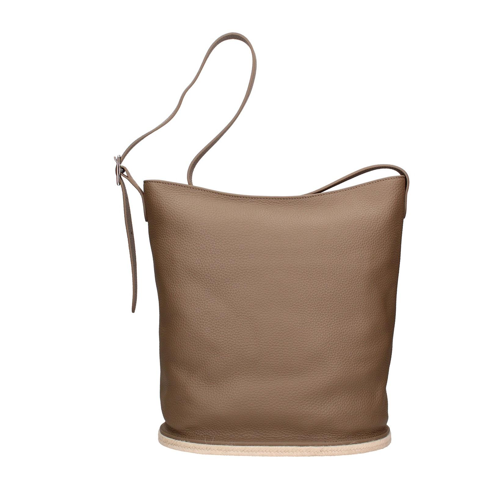 Borsa a spalla da donna Made in Italy - Modello Zelia Plus - 100% pelle - 29.0 x 32.0 x 17.5 cm