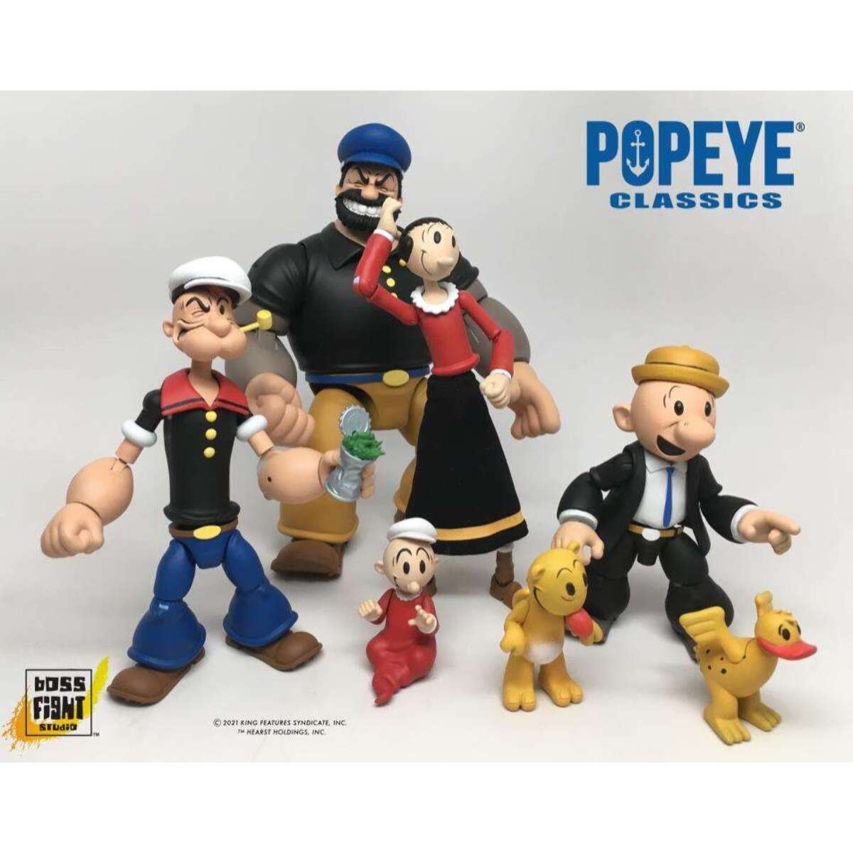 Popeye Classics Action Figure Pvc Olivia Oyl 15 Cm Boss Fight Studio