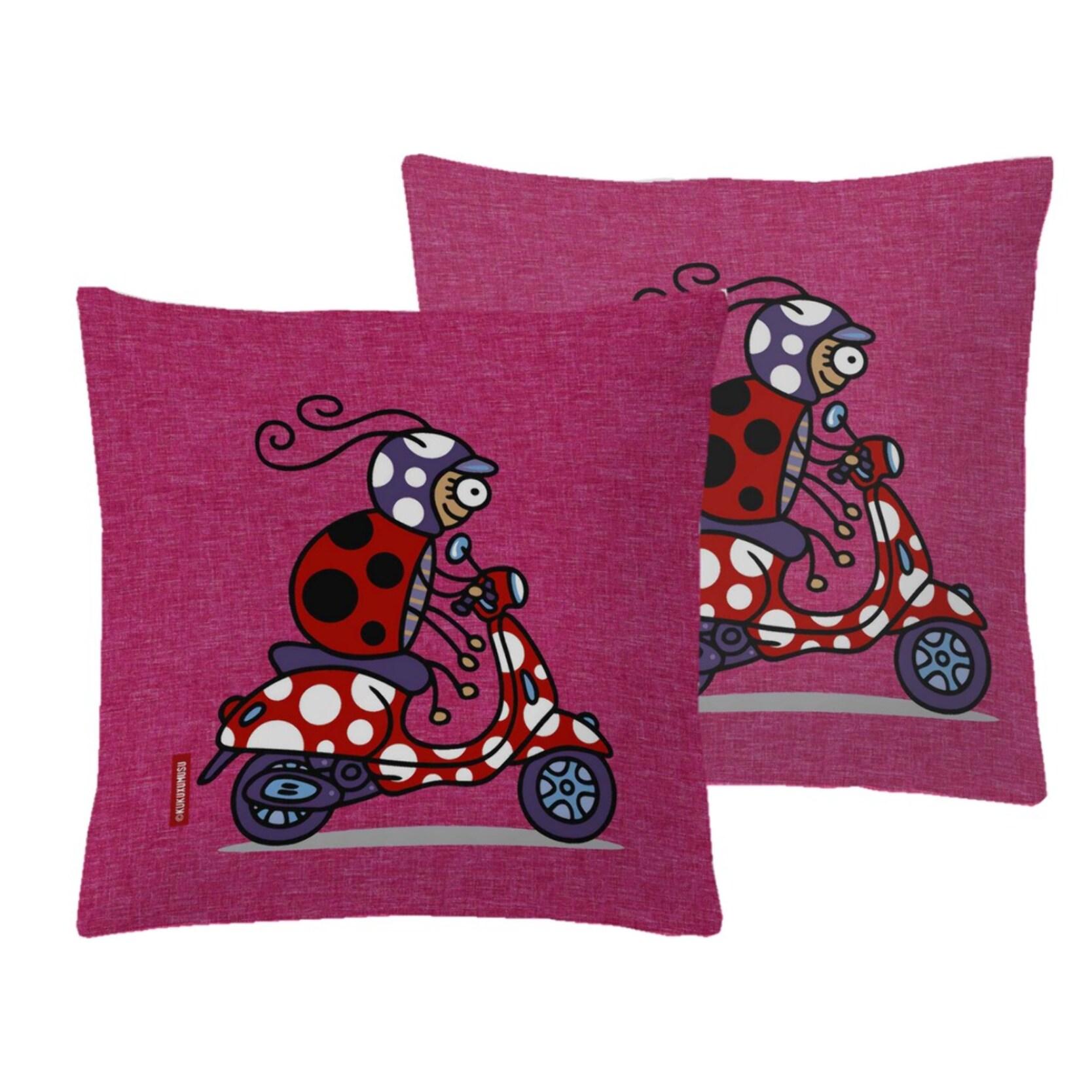 2 Taies d'oreiller en coton MARYMOTO