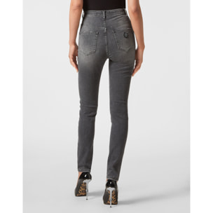 PHILIPP PLEIN Jegging de cintura alta