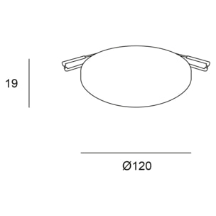 Forlight Plafon Ip54 Wide Ø120Mm Led 16,2W 4000K Blanco 1270Lm