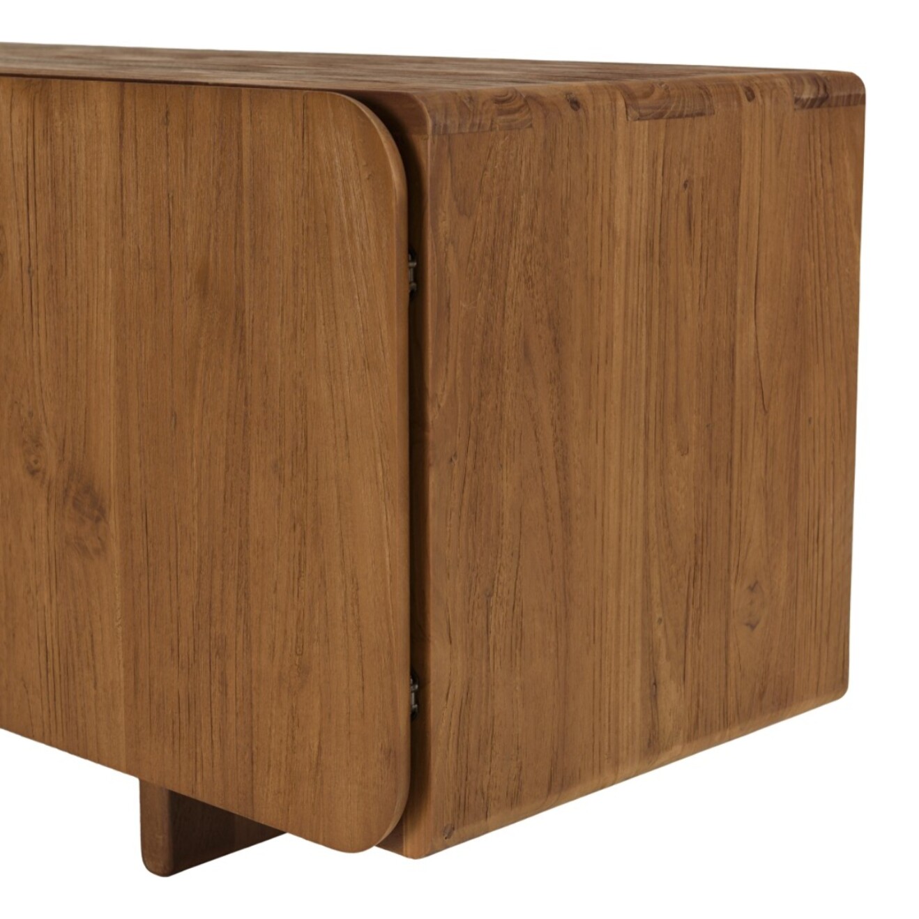 SIXTINE - Buffet 3 portes 120x40cm en bois de teck recyclé
