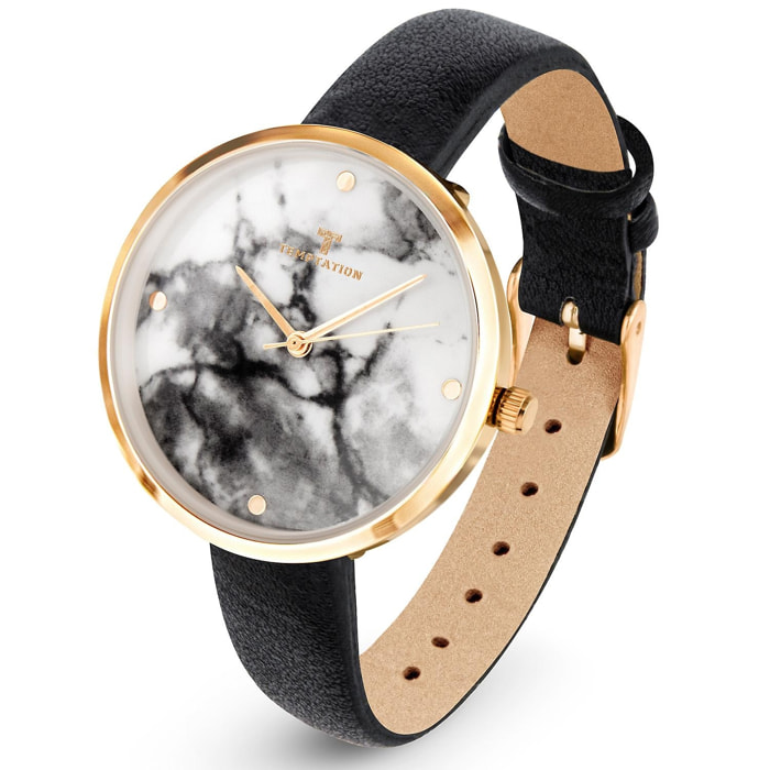 Reloj Temptation TEA-2019-03 Mujer Analogico Cuarzo con Correa de Piel