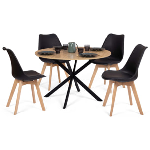 Table à manger ronde Soline Ø110cm