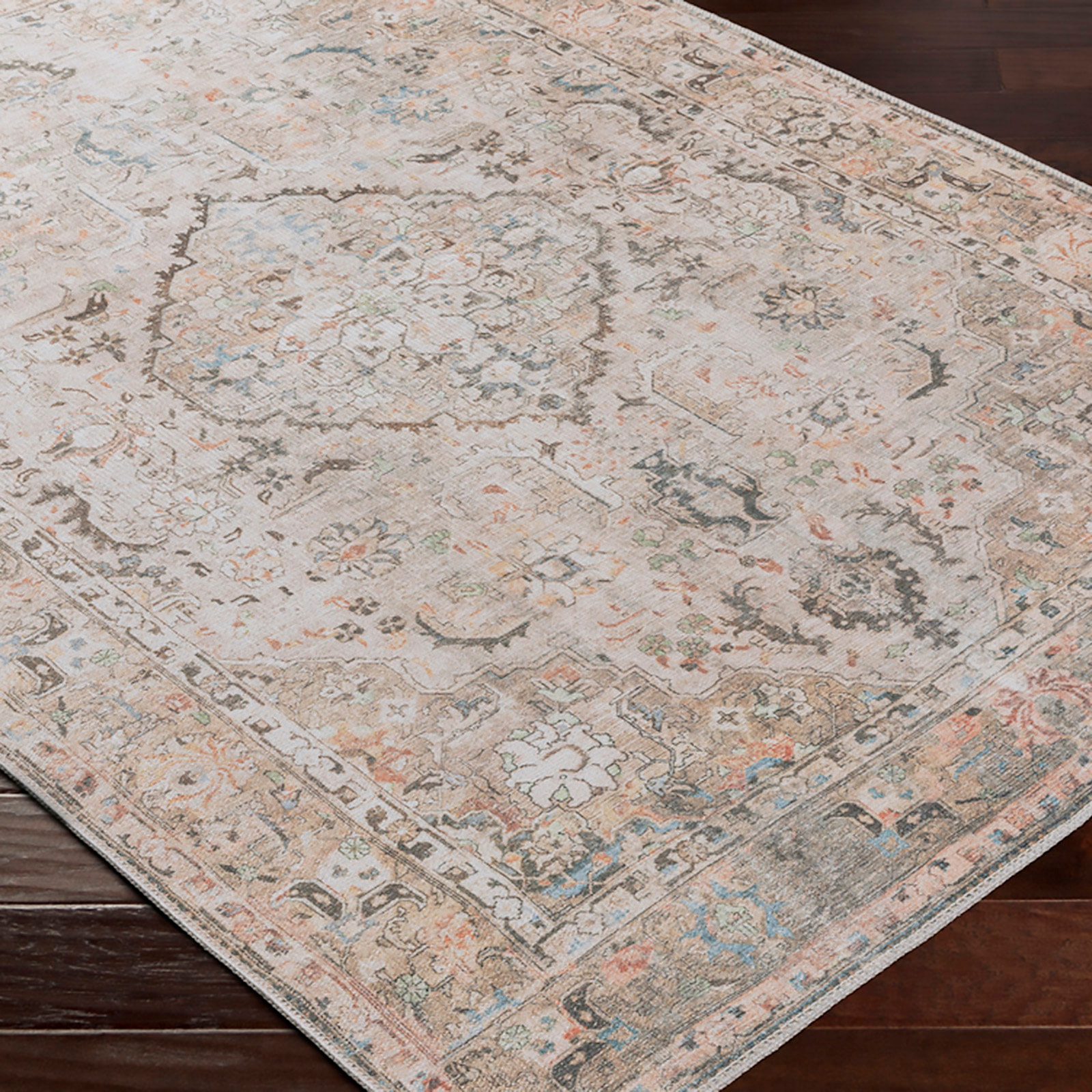 CLARA Alfombra Vintage Lavable