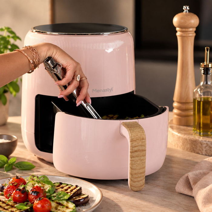 Friteuse sans huile 4,5L rose COLORAMA