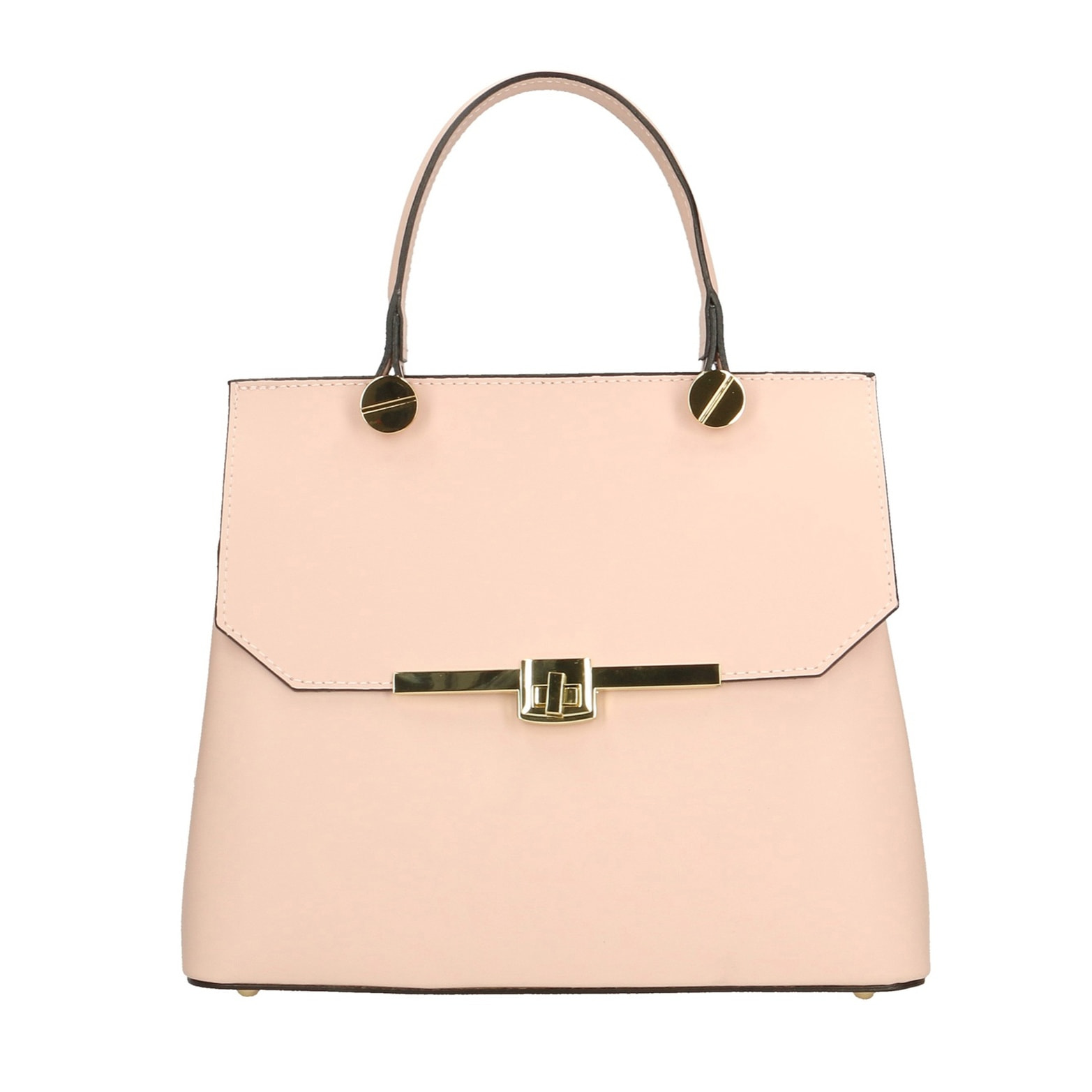 Borsa a mano da donna Made in Italy - Modello Lunaria - 100% pelle - 27.0 x 23.0 x 12.0 cm