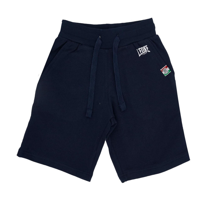 Bermuda básica infantil polar con logo pequeño
