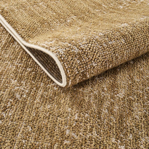Tapis kilim faux uni, tissage authentique, design épuré, DOUCA