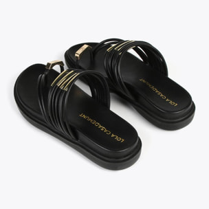 Sandali fascette arrotondate