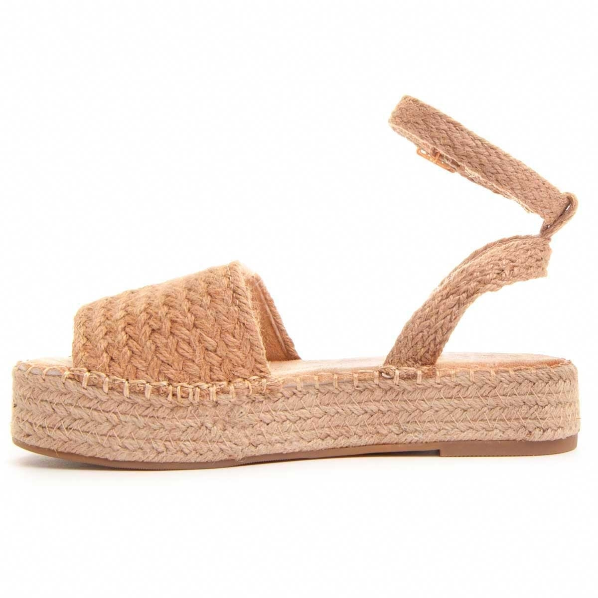 Sandalias de Plataforma - Beige - Altura: 4 cm