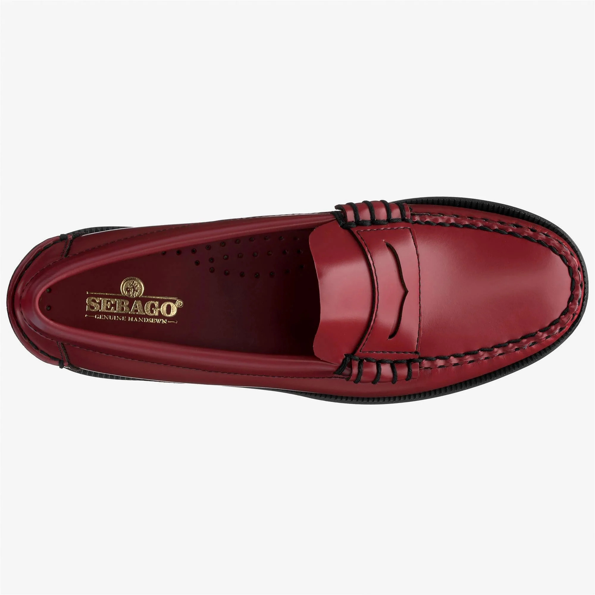 Sebago - Mocassini Donna Rosso - Classic Dan Pigment Woman
