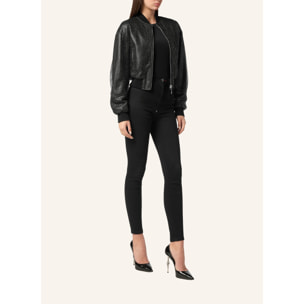 PHILIPP PLEIN Leather Bomber