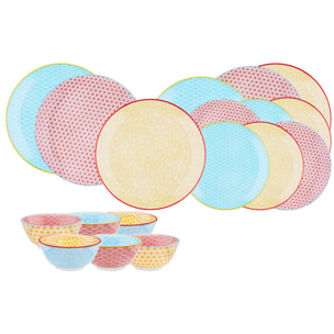 Service Les essentiels - 18 pièces - Color