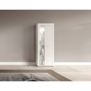 Stafford - vitrine - blanc - 2 portes - 60x159 cm - Blanc