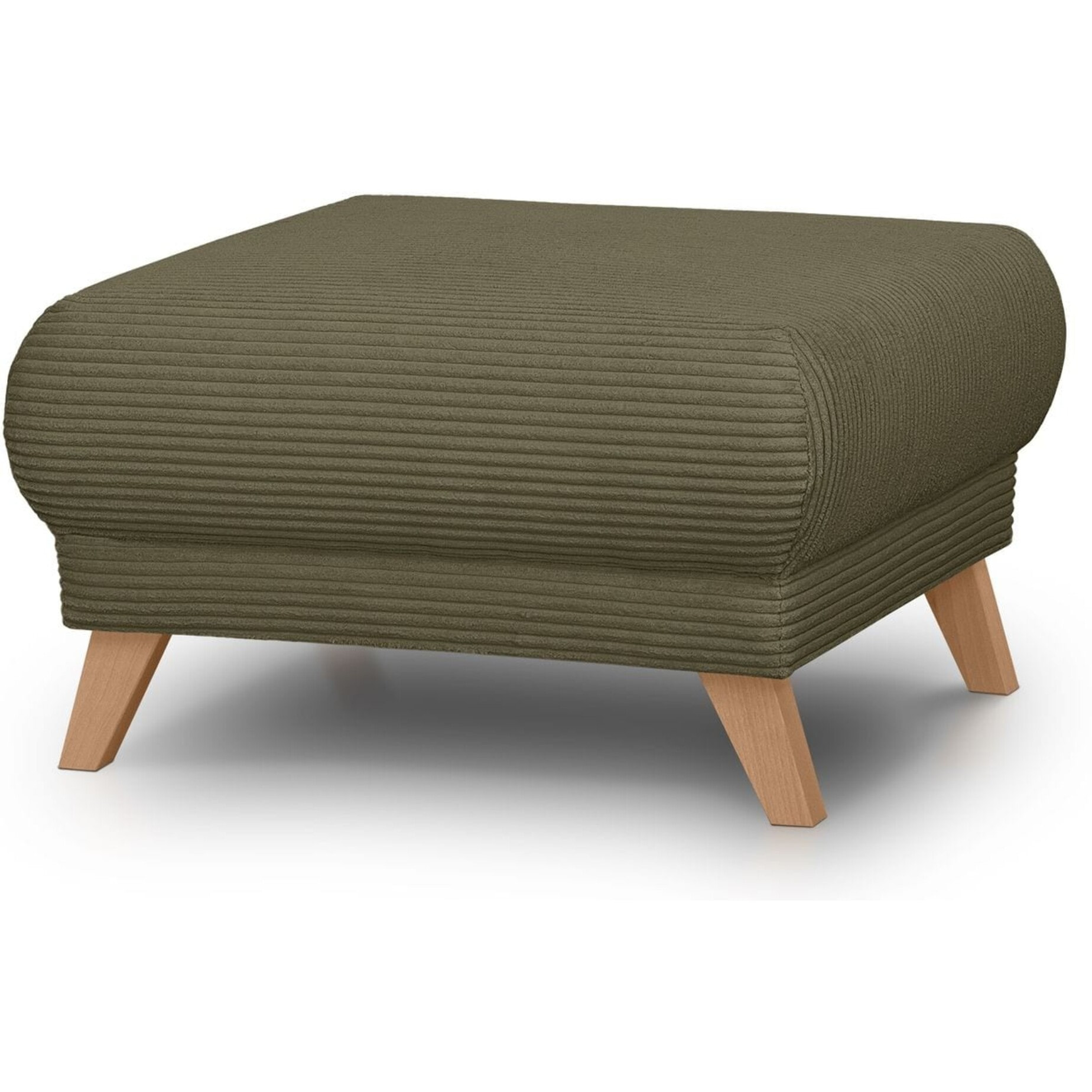 Pouf en velours côtelé - LARIA