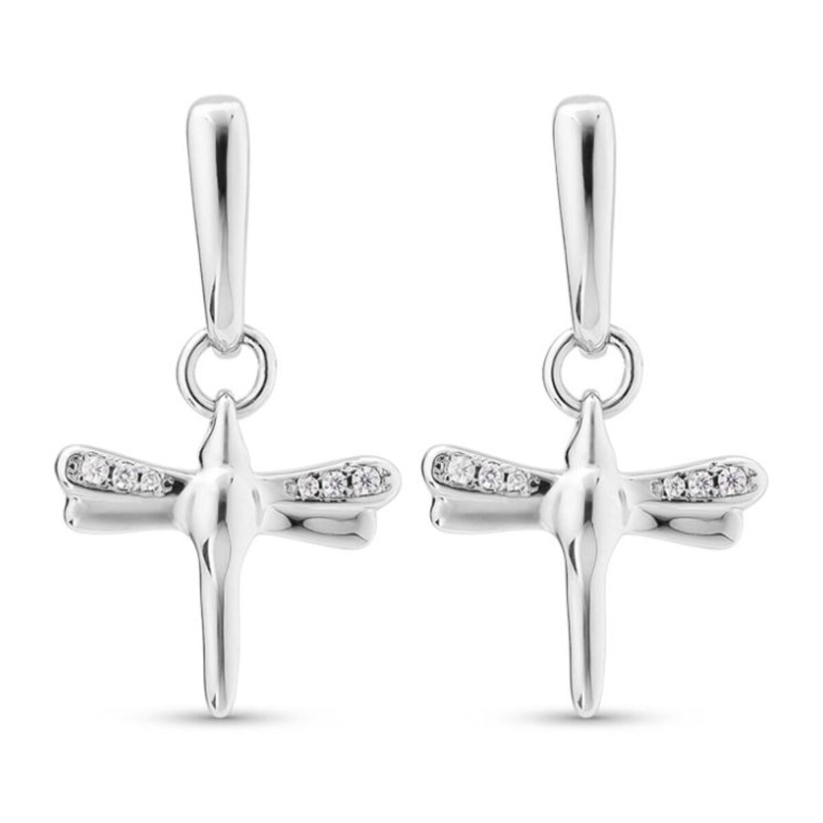 Pendiente Fortune Topaz BLANCO U