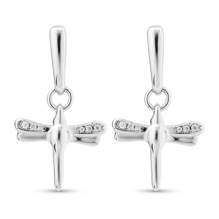 Pendiente Fortune Topaz BLANCO U