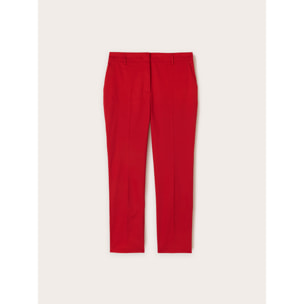 Motivi - Pantaloni regular in tessuto tecnico - Rosso