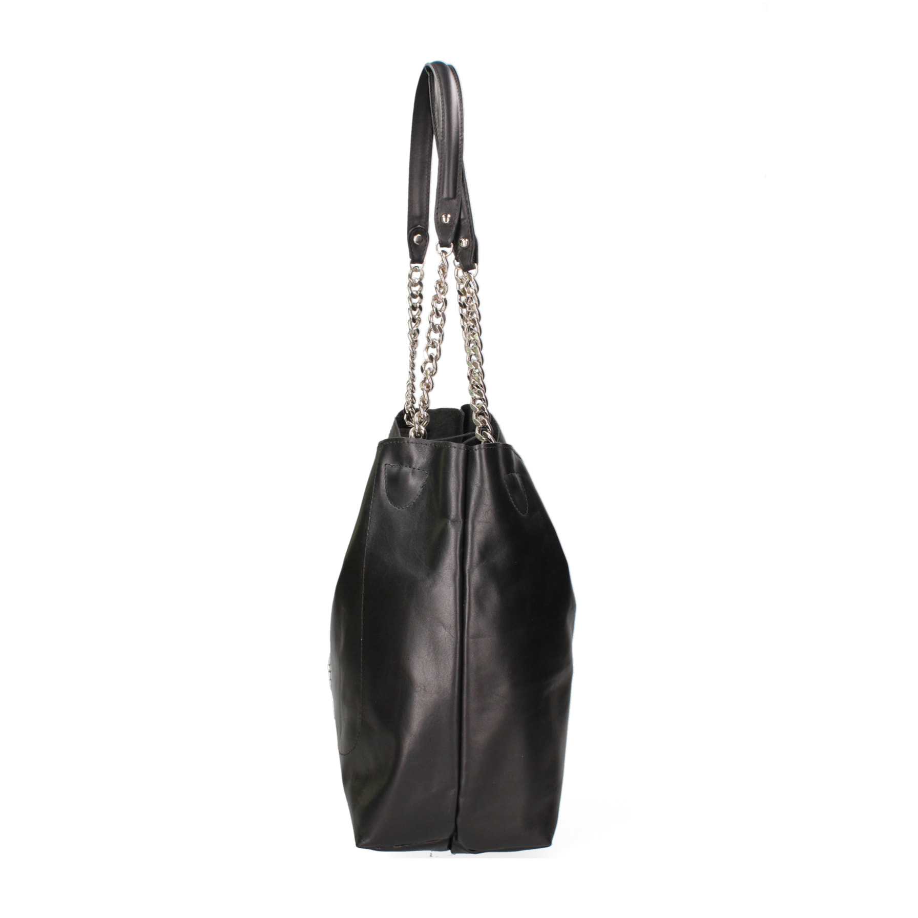 Borsa a spalla da donna In Vera pelle Made in Italy 34x31x15 cm