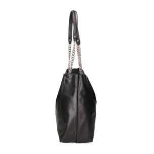 Borsa a spalla da donna In Vera pelle Made in Italy 34x31x15 cm
