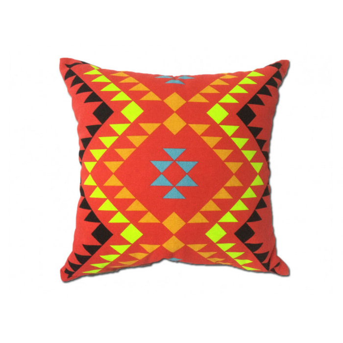 Coussin motif tribal rouge 45*45 - RED TRIBE