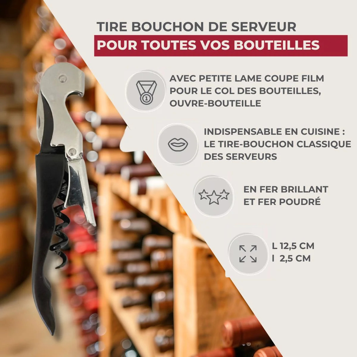 Tire-bouchon limonadier Fackelmann Bar Concept
