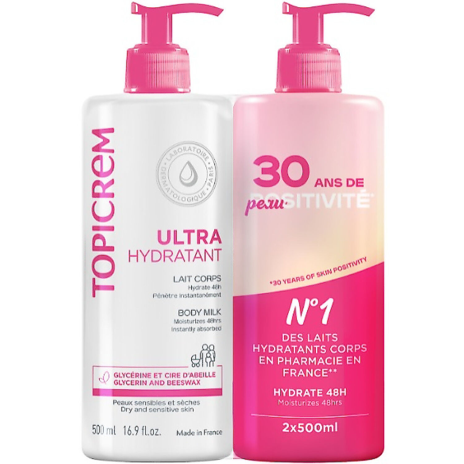 Ultra-Hydratant - Duo Lait Corps 2x500 ml