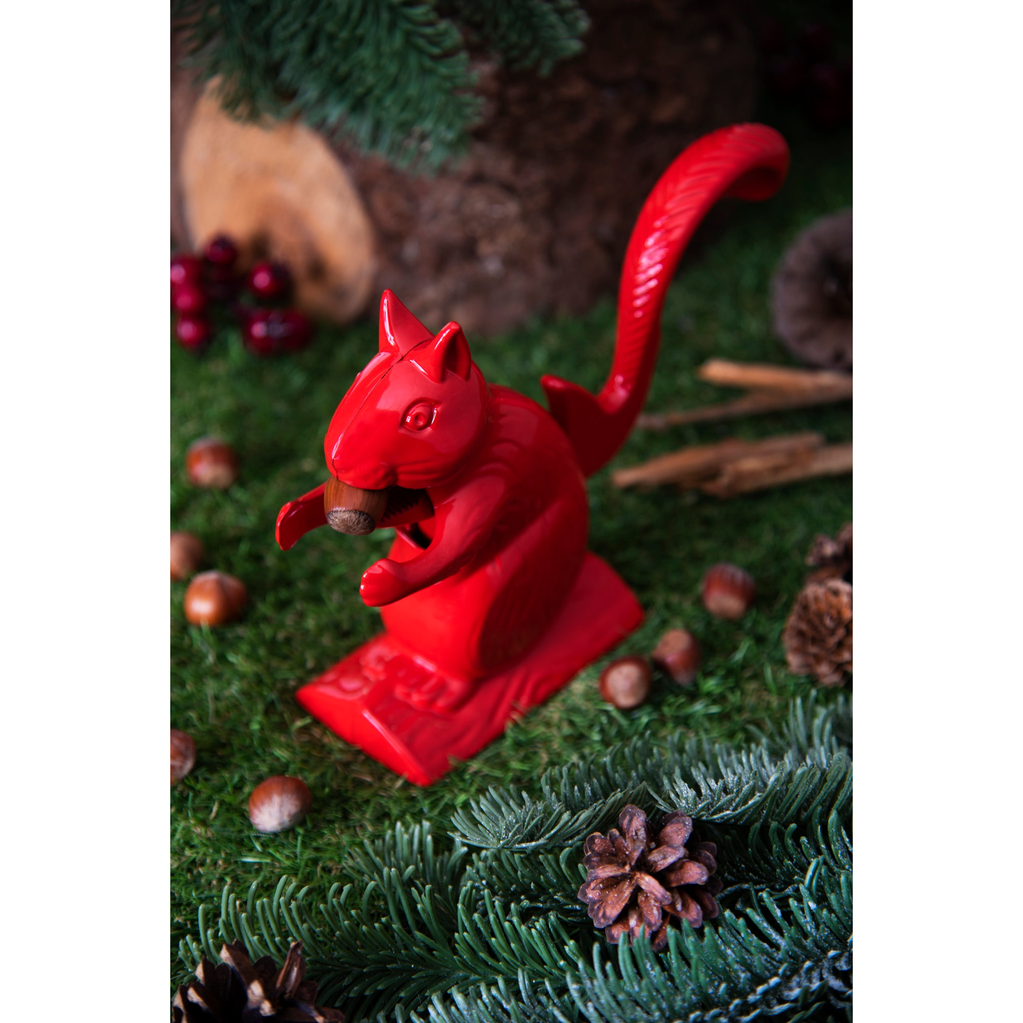 Casse-noix Excelsa – Squirrel, Aluminium Rouge