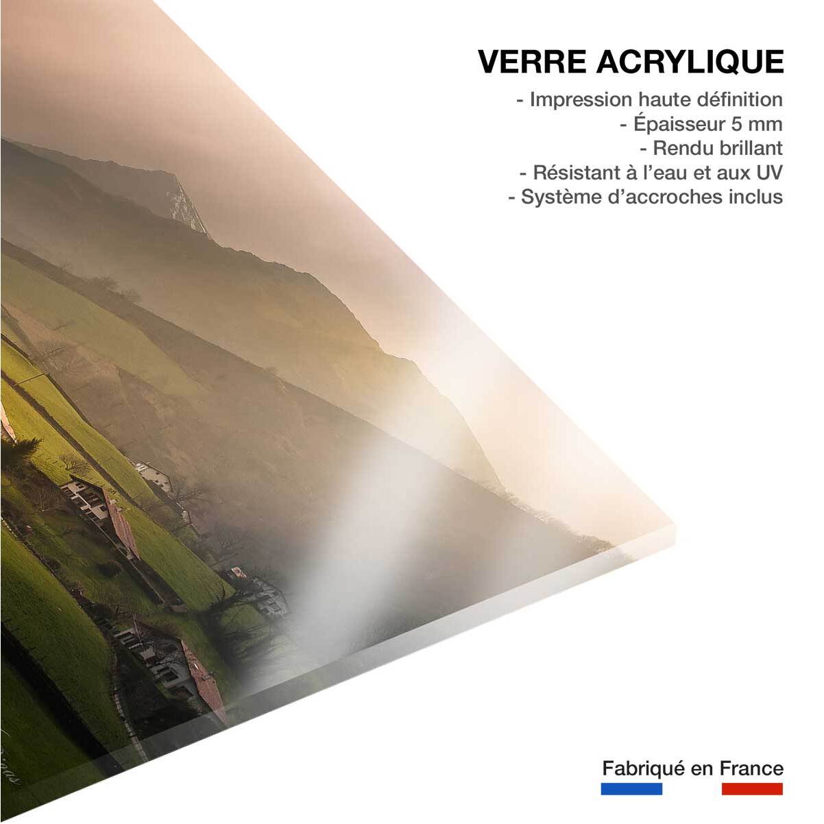 Tableau au cœur du pays basque Tableau plexiglas