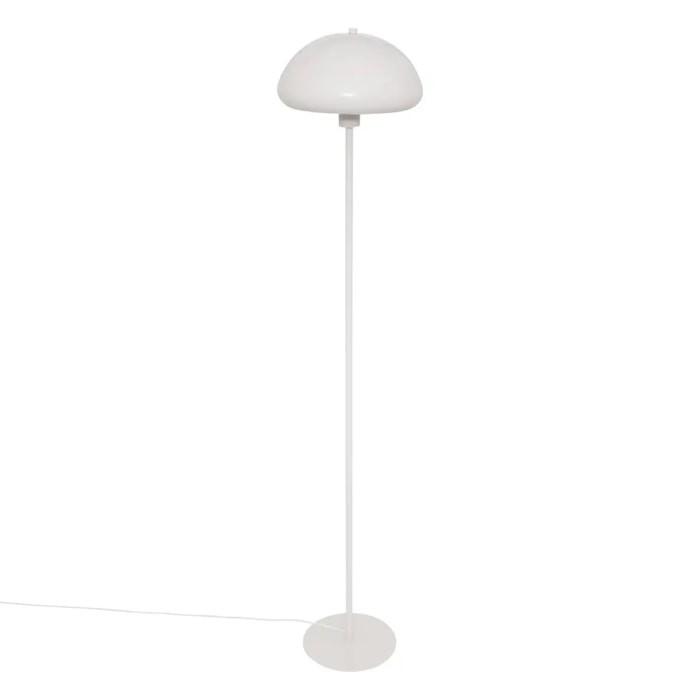 Lampadaire "Savio" blanc H140cm