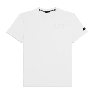 T-shirt Cotone Elasticizzato con Stampa Urban Tech