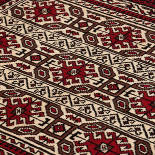 Tapis d'orient, motif oriental authentique, noué à la main, ARER