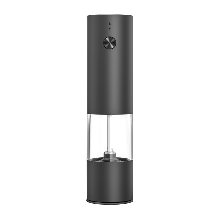 Molino eléctrico de pimienta EG-A con 70ml de capacidad y ajuste de grosor.