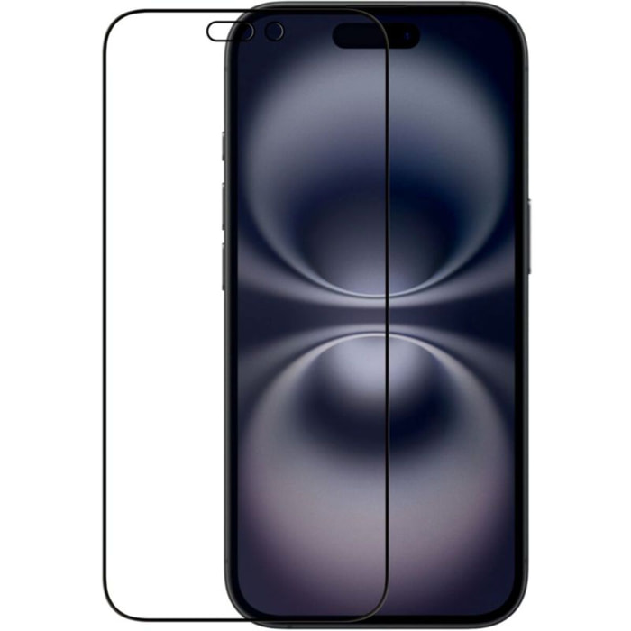 Protège écran ADEQWAT iPhone 16 pro /17 anti lumière Bleu