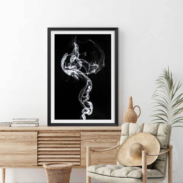 Poster white smoke medusa Affiche seule