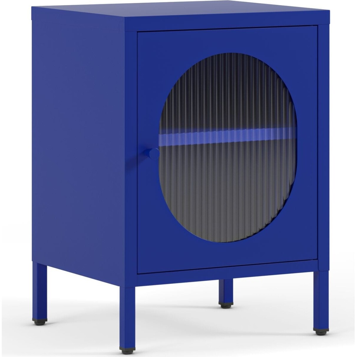 Table de chevet 1 porte en métal - YSIA