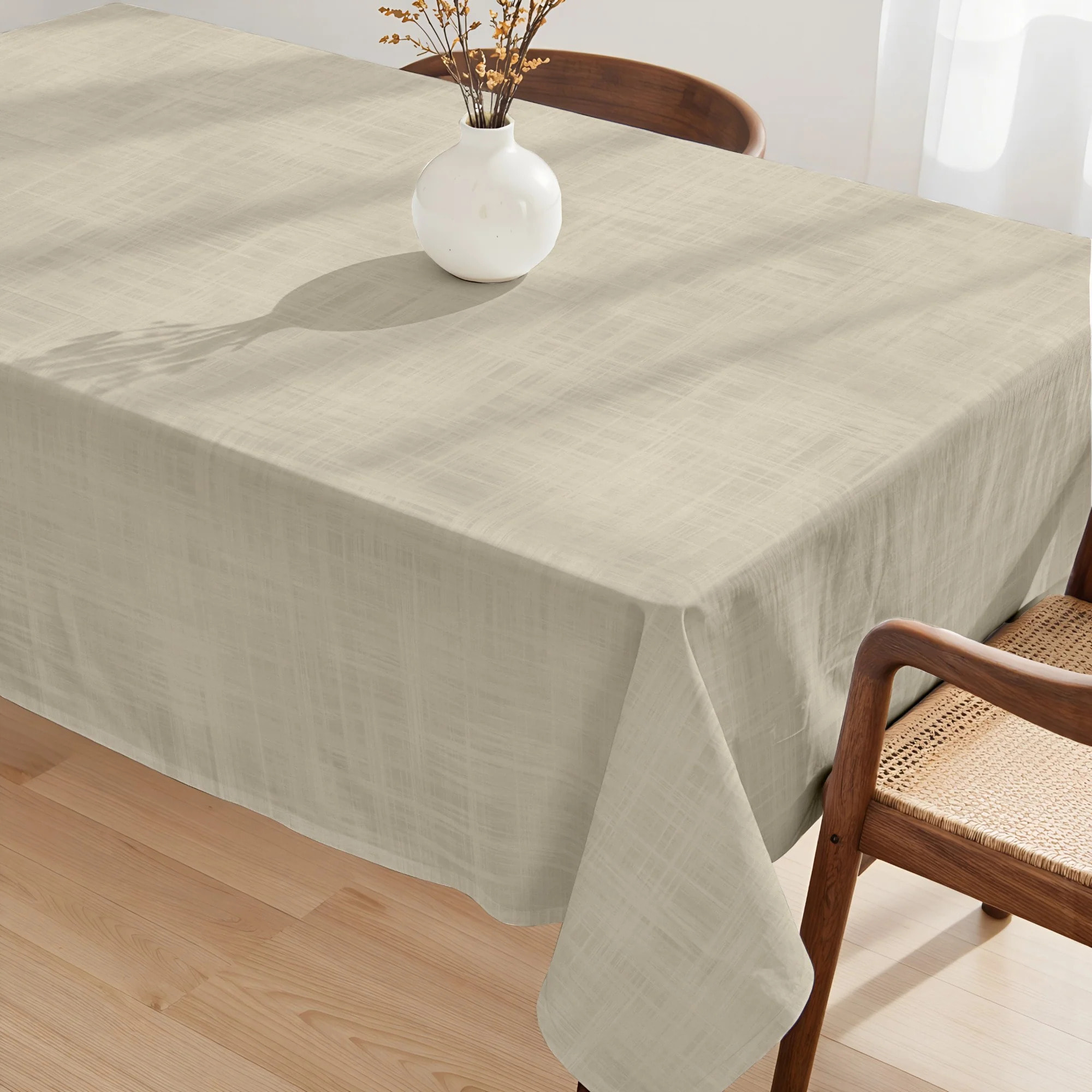 Nappe en résine anti-taches Beige Medio
