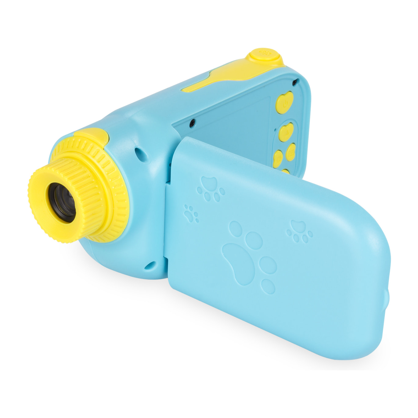 Fotocamera digitale per bambini di foto e video con giochi. Schermo pieghevole da 2,4". 12 mpx e video Full HD.
