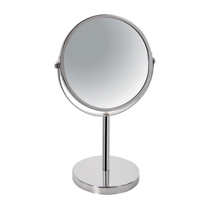 Miroir grossissant sur pied Acier SYDNEY Chromé Spirella