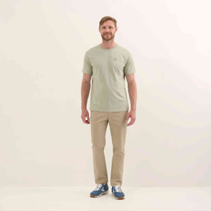Camiseta Básica Algodón Orgánico Khaki ESSENTIALS T-SHIRT KHAKI