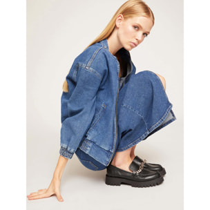 Motivi - Bomber in denim - Blu