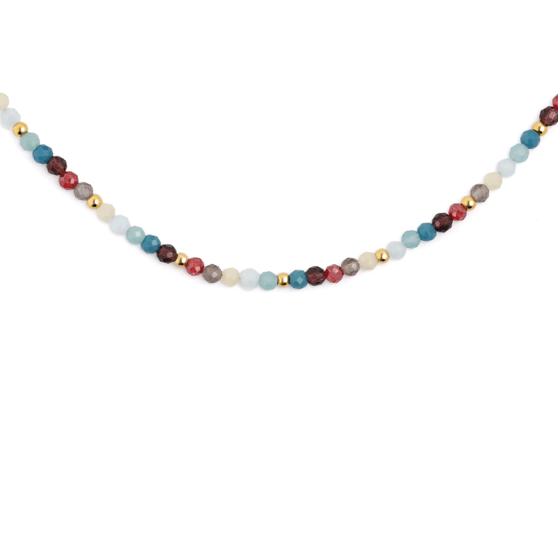 Collar Altea Bruma Acero Baño Oro