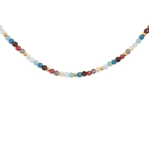 Collar Altea Bruma Acero Baño Oro